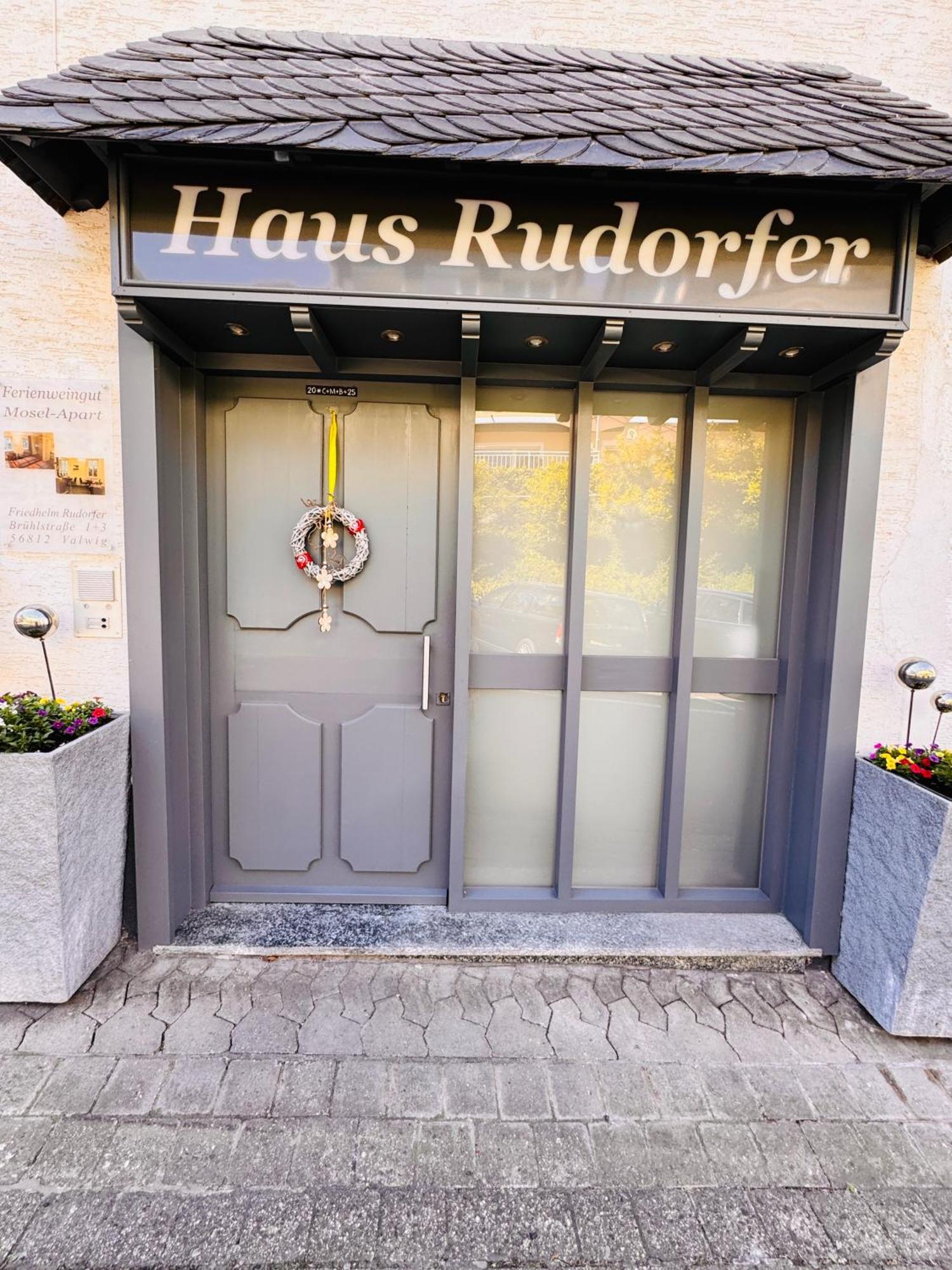 Ferienweingut Rudorfer Hotel Valwig Exterior foto